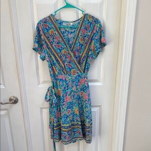 Floral wrap Sundress